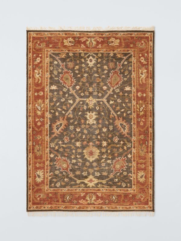 John Lewis Hand Knotted Inaya Ziegler Rug, Red, L300 x W200cm