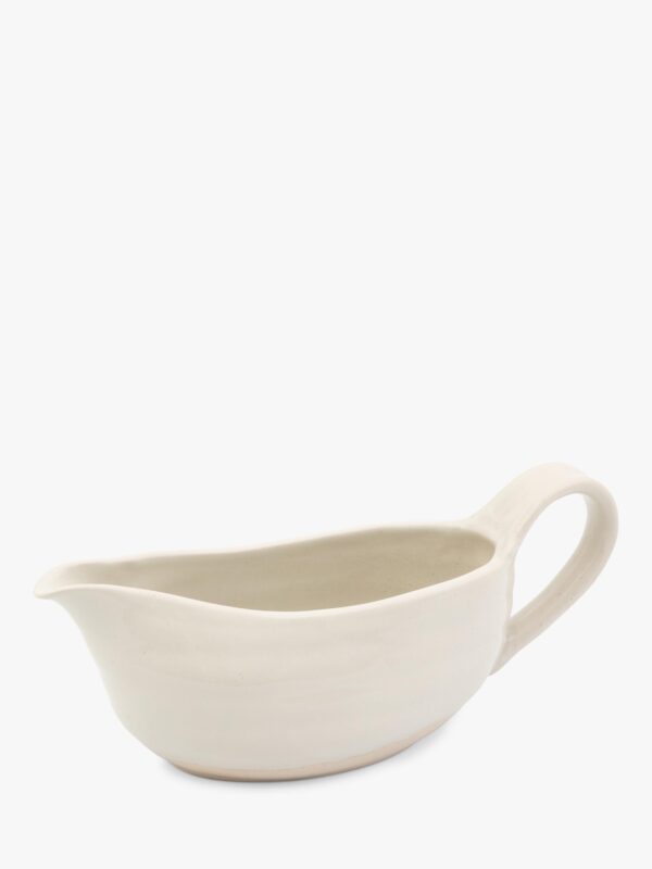 Jamie Oliver Big Love Stoneware Great Gravy Boat, 400ml, White