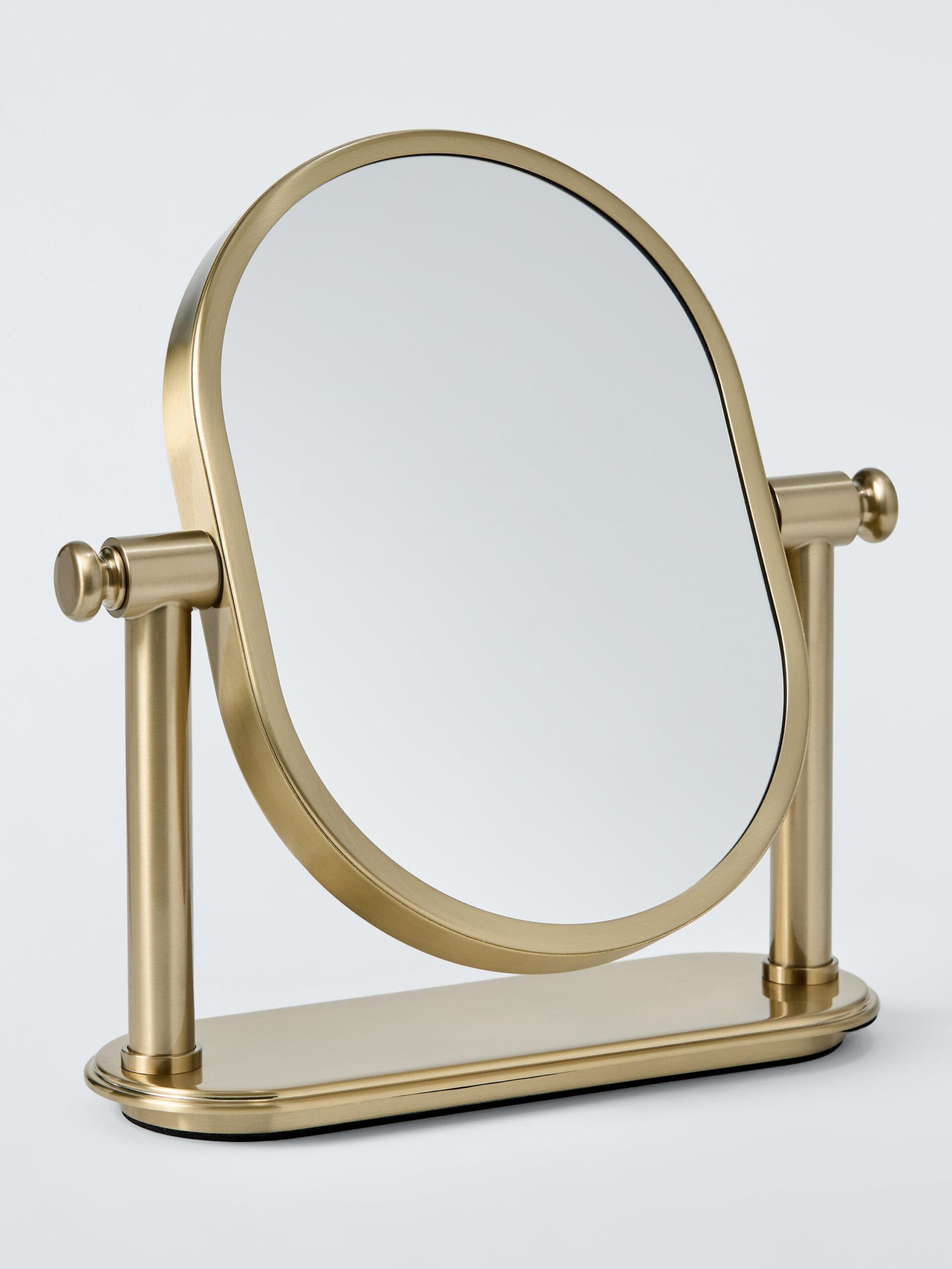 John Lewis Heritage Pedestal Swivel Mirror, Brass