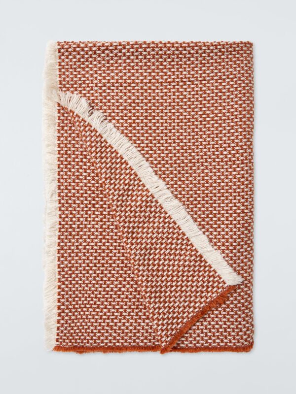 John Lewis Chunky Throw, Auburn