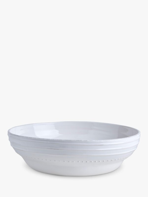 Neptune Bowsley Ceramic Salad Bowl, 30cm, White