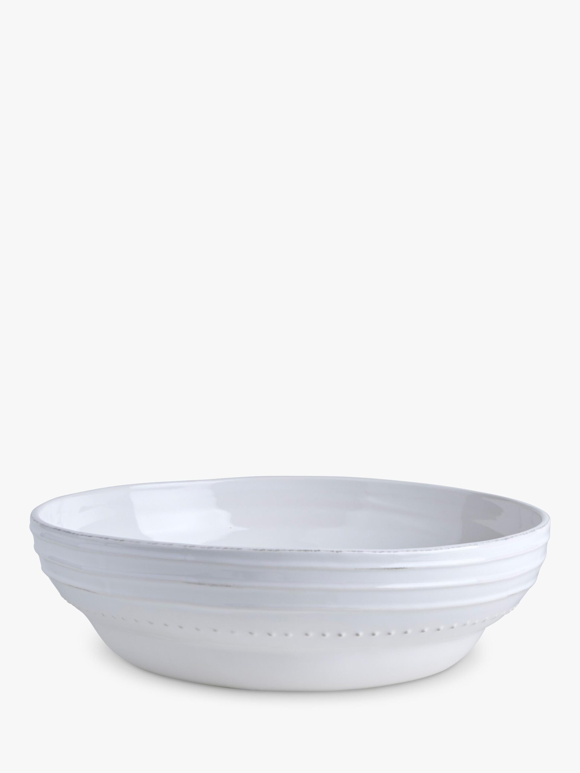 Neptune Bowsley Ceramic Salad Bowl, 30cm, White